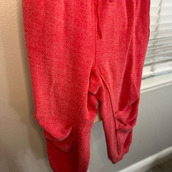 Free People Intimately Cozy Red Fleece
Jogger Pants Small Oversized - Picture 7 of 14
